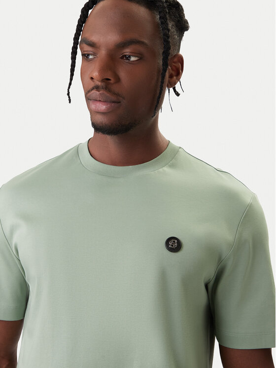 BOSS BOSS T-krekls C-Taut 01 50555844 Zaļš Regular Fit