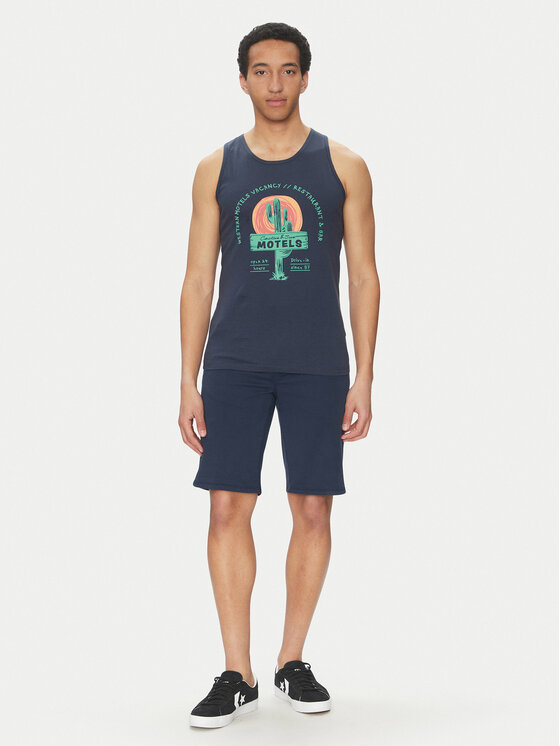 Blend Blend Tank top 20718290 Granatowy Regular Fit