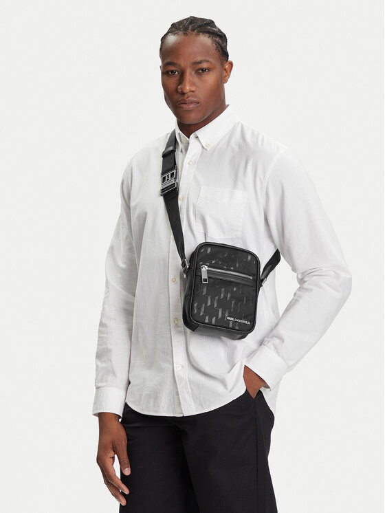 KARL LAGERFELD KARL LAGERFELD Мъжка чантичка A3M30163 Черен