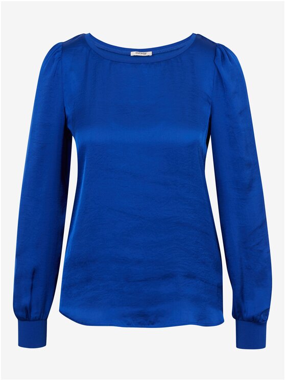 Orsay Orsay Bluzka 600249-555000__S Niebieski Regular Fit