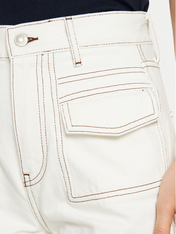 Tommy Hilfiger Tommy Hilfiger Teksad WW0WW43718 Ekrüüvärv Relaxed Fit