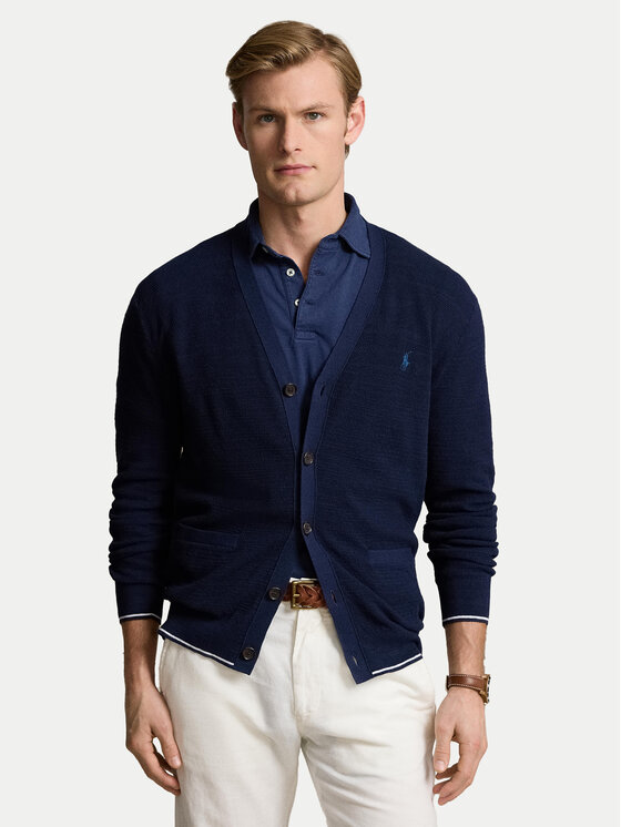 Polo Ralph Lauren Kardigan 710941095001 Tamnoplava Regular Fit