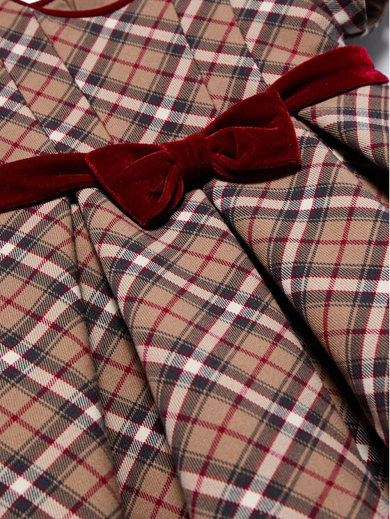 Abel & Lula Abel & Lula Sukienka codzienna 5514 Beżowy Regular Fit