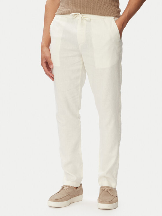 Tommy Hilfiger Pantaloni chino Harlem MW0MW42336 Crem Regular Fit