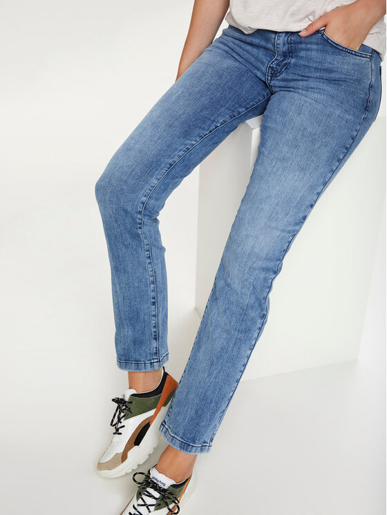 Saint Tropez Saint Tropez Džinsai 30510051 Mėlyna Regular Fit