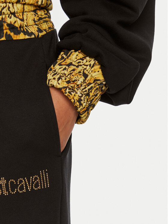 Just Cavalli Just Cavalli Pulóver 77PAIE21 Fekete Regular Fit