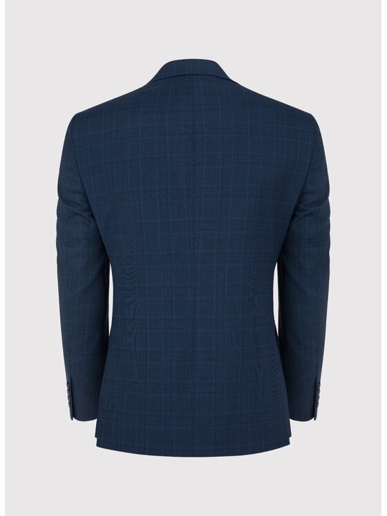 Pako Lorente Pako Lorente Marynarka P23SF-3G-010 Granatowy Slim Fit