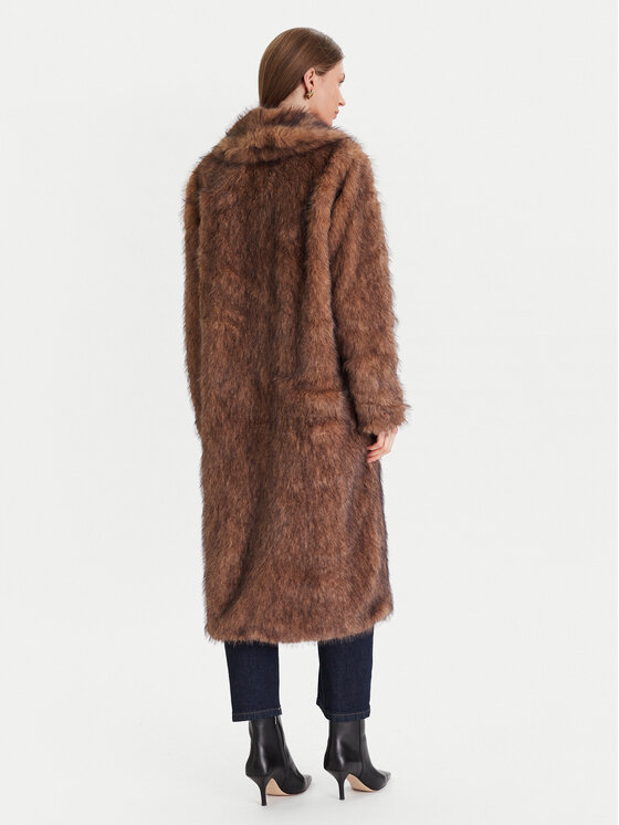 ONLY ONLY Krzno Dawn 15352794 Smeđa Regular Fit