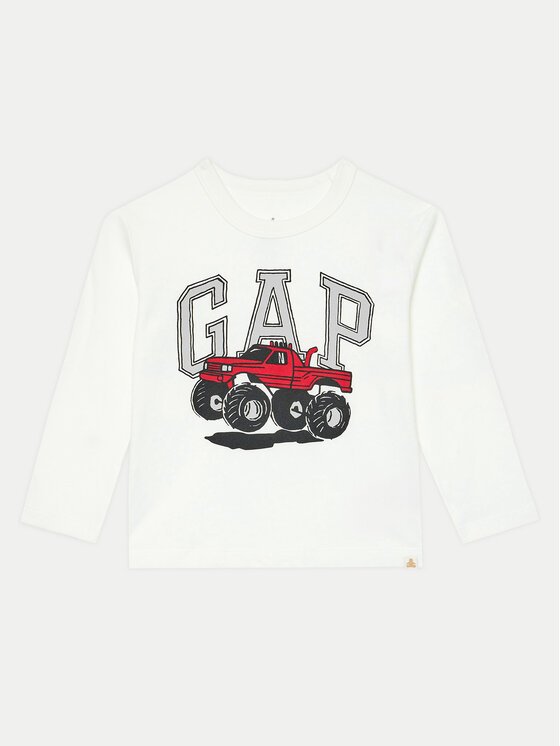 Gap Gap Μπλουζάκι 628509-01 Λευκό Regular Fit