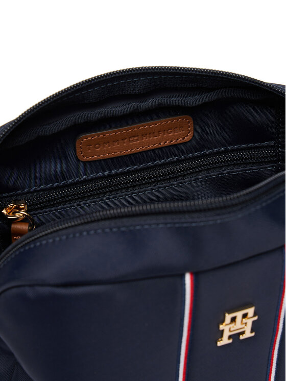 Tommy Hilfiger Tommy Hilfiger Дамска чанта Popette Camera Bag Corp AW0AW17710 Тъмносин