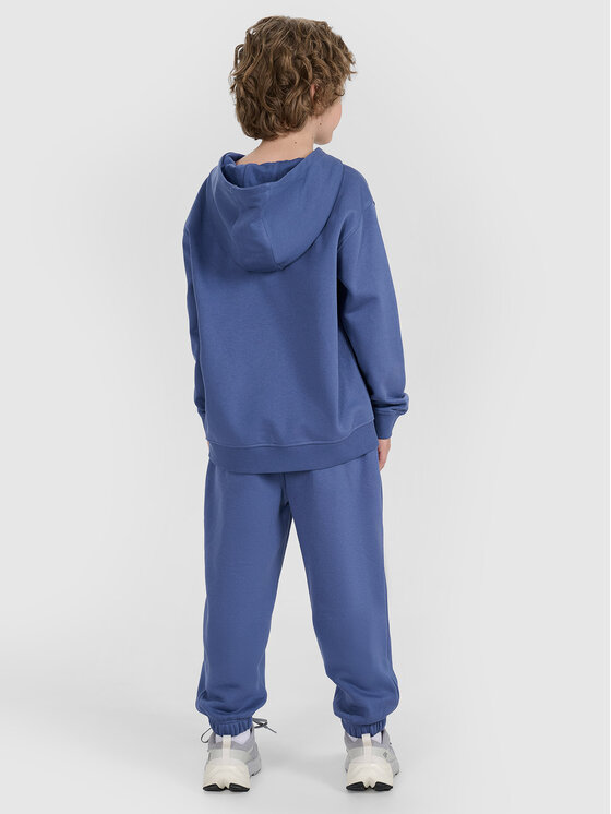 4F 4F Spodnie dresowe BASIC+ Niebieski Regular Fit