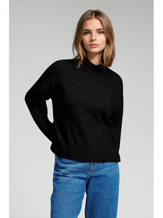 TeeShoppen TeeShoppen Polo 'Oversized Collection' Czarny Oversize