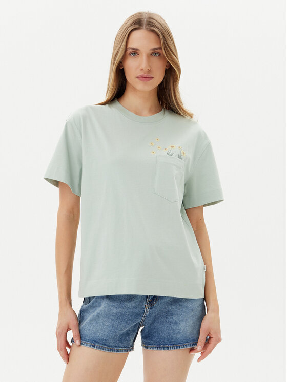 Lee Lee Tricou Embroidery Pocket 112363833 Verde Relaxed Fit