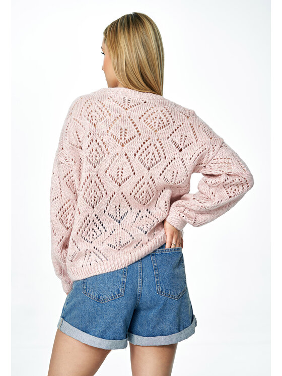FIGL FIGLFIGL Maglione M887 Rosa Oversize