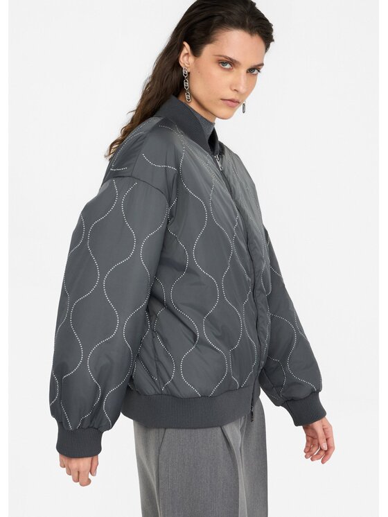 Liu Jo Liu Jo Giubbotto piumino CF5237T280209001 Grigio Regular Fit