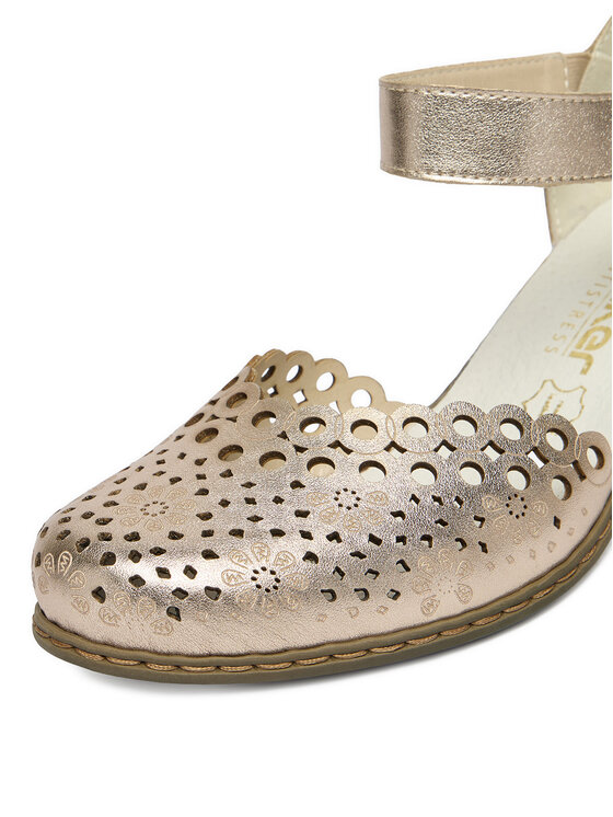 Rieker Rieker Halbschuhe CEO-40902-90 Goldfarben