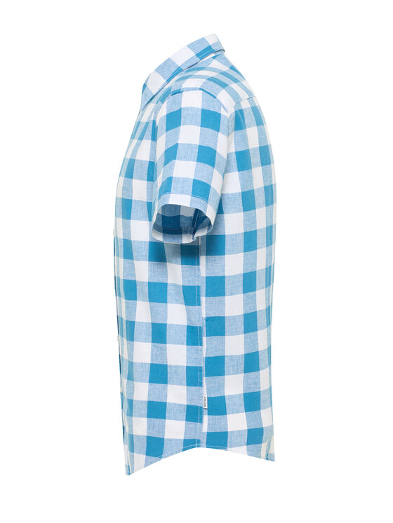 Mustang Mustang Camicia Style Berkeley Blu Regular Fit