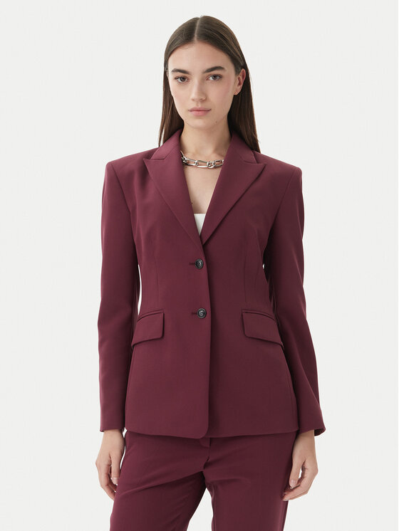 HUGO Sacou Asmalla-1 50533901 Vișiniu Slim Fit