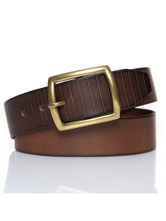 Mustang Mustang Pasek Męski BELT Brązowy
