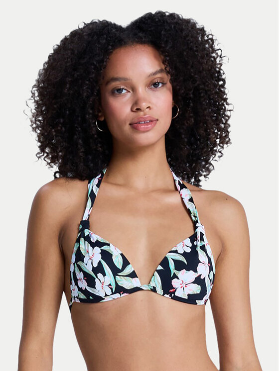 Roxy Roxy Bikini felső Printed Essentials ERJX305701 Fekete