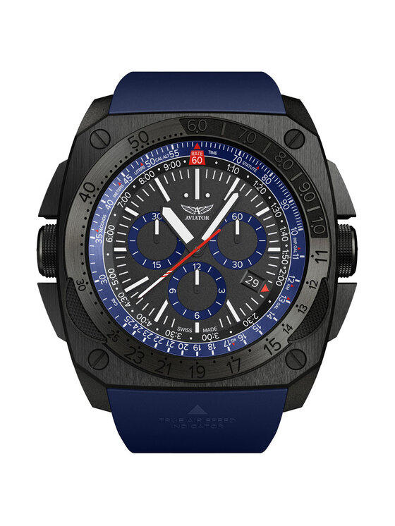 Aviator Aviator Zegarek M.2.30.5.213.6 Niebieski