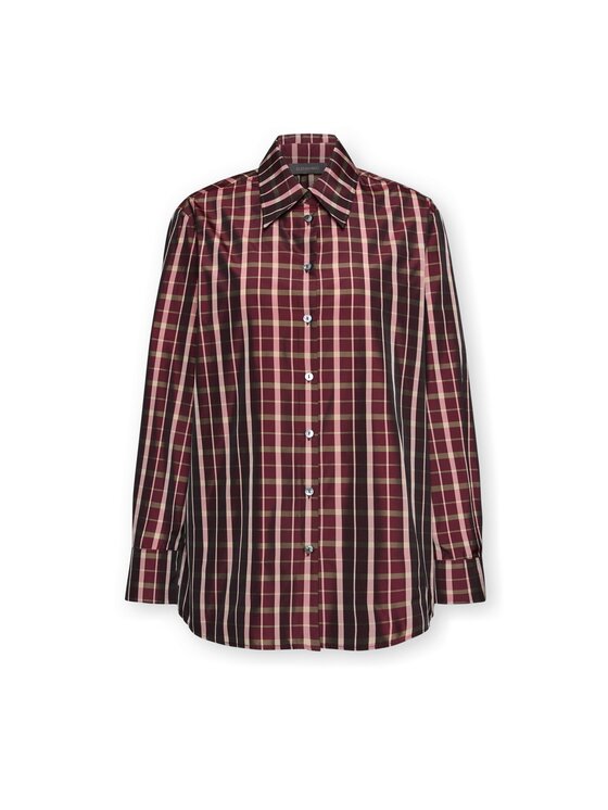 Elena Mirò Elena Mirò Camicia 5041P000368N003 Bordeaux Regular Fit