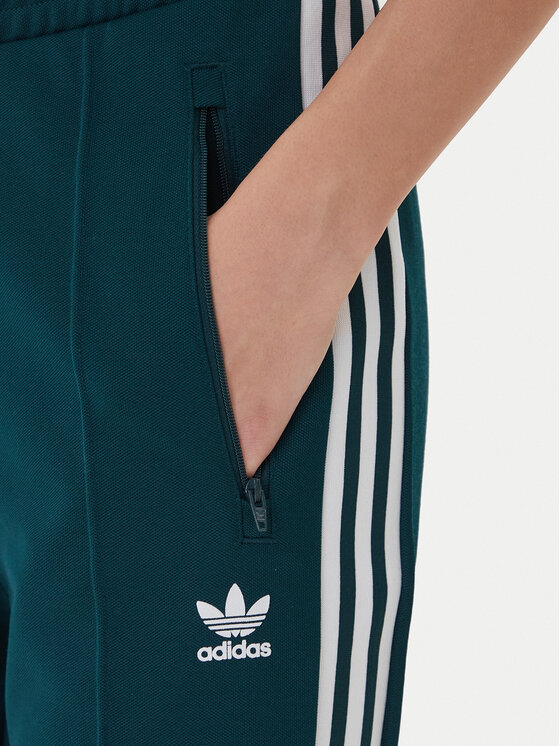 adidas adidas Долнище анцуг Beckenbauer JV7395 Зелен Regular Fit