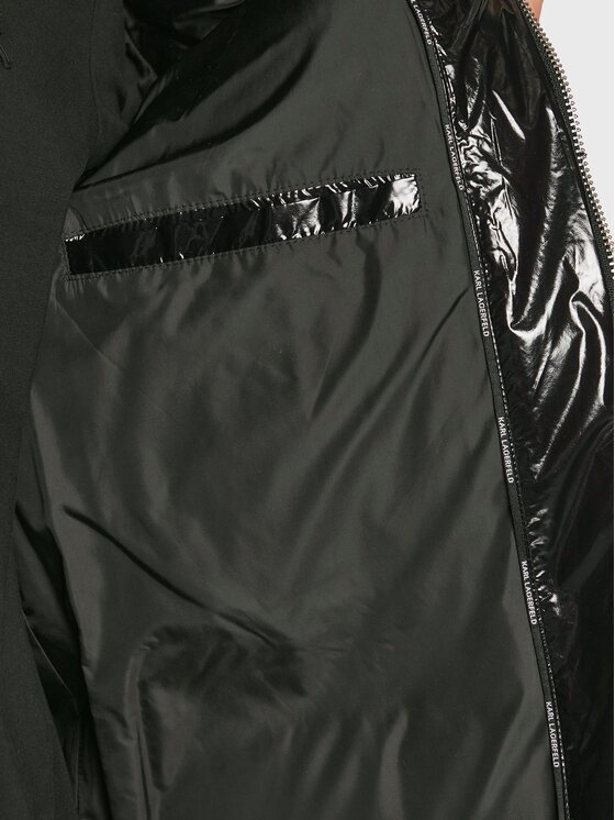 KARL LAGERFELD KARL LAGERFELD Pernata jakna 505041 524547 Crna Regular Fit