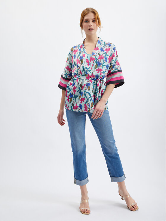 Orsay Orsay Marynarka 664029840000__40 Biały Regular Fit