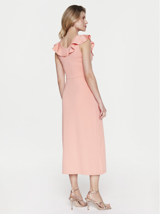 Silvian Heach Silvian Heach Každodenné šaty GPP23299VE Oranžová Regular Fit