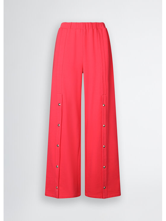 Liu Jo Liu Jo Pantaloni di tessuto TA5059FS000X0674 Rosso Regular Fit