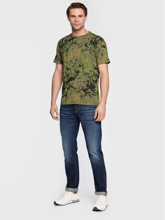 Camo guess shirt best sale