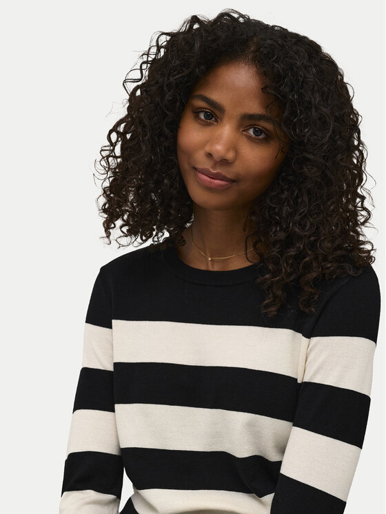 Kaffe Kaffe Maglione Lizza 10509065 Nero Regular Fit