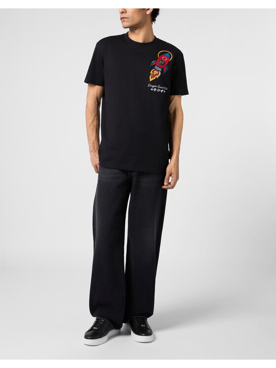 PHILIPP PLEIN PHILIPP PLEIN T-Shirt 31292 Černá Regular Fit