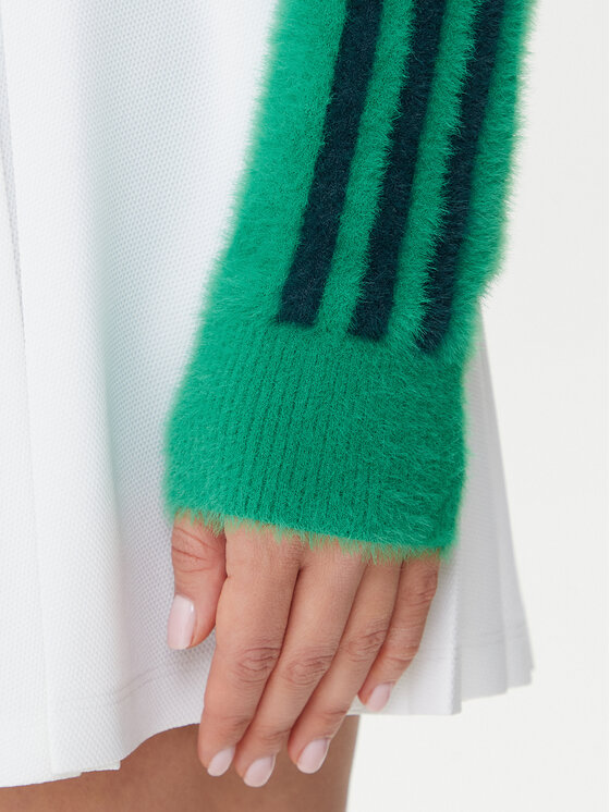 adidas adidas Cardigan Fluffy JW5177 Verde Regular Fit