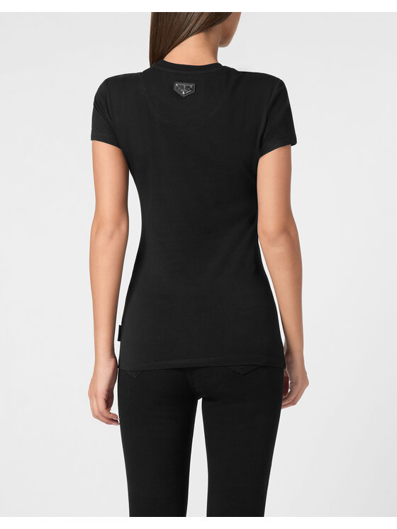 PHILIPP PLEIN PHILIPP PLEIN T-shirt 9533 Nero Skin Tight Fit