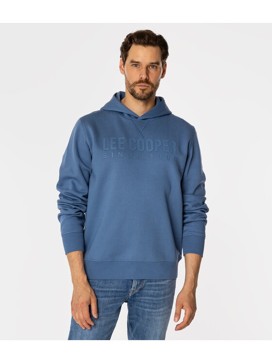 Lee Cooper Lee Cooper Bluza ARIUS Niebieski Regular Fit