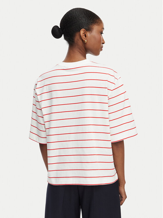 Tommy Hilfiger Tommy Hilfiger T-särk Classic WW0WW50948 Valge Relaxed Fit