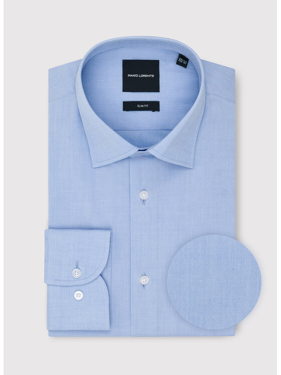 Pako Lorente Pako Lorente Koszula P26WF-1X-014 Niebieski Slim Fit