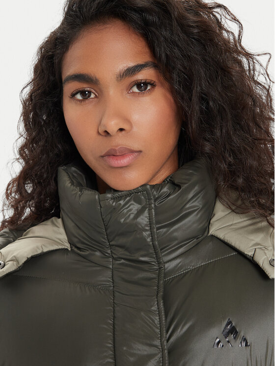 Whistler Whistler Žieminė striukė Lakewood W Long Puffer W243266 Žalia Regular Fit
