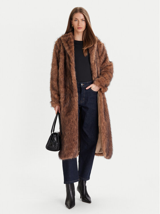 ONLY ONLY Futro Dawn 15352794 Brązowy Regular Fit