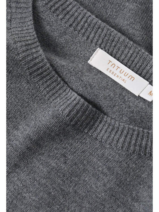 TATUUM TATUUM Sweter ROSSA Szary Classic Fit