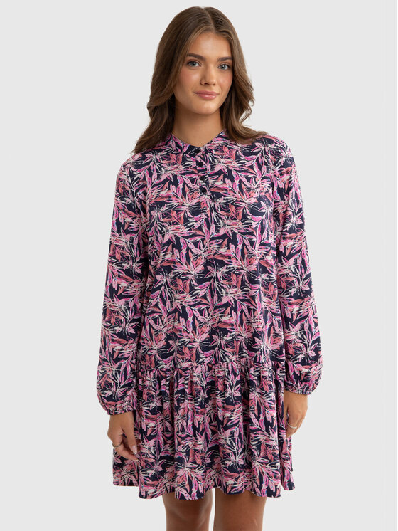BIG STAR BIG STAR Sukienka codzienna POLUNA_000_340 Fioletowy Oversize