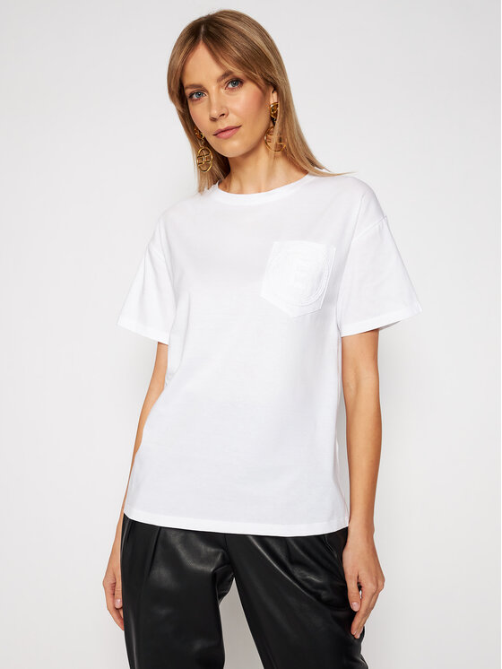 T-shirt Chest Pocket TS11JCO Bianco Regular Fit