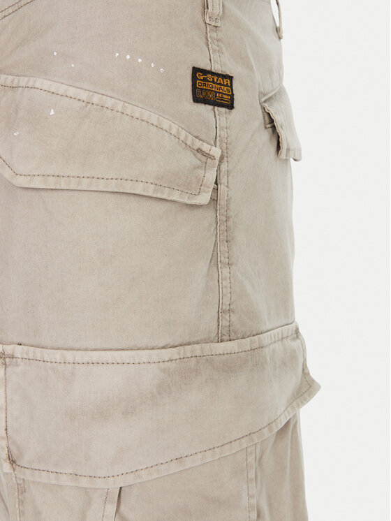 G-Star Raw G-Star Raw Bavlnené nohavice MA1 Cargo D26945-D388 Béžová Regular Fit
