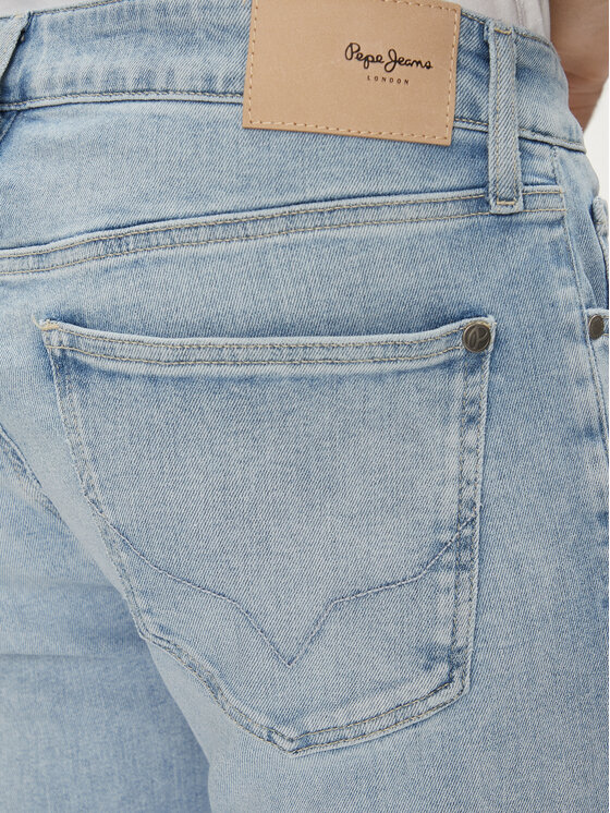 Pepe Jeans Pepe Jeans Teksad PM207388 Sinine Slim Fit