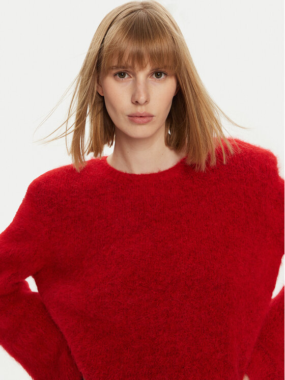 Gestuz Gestuz Πουλόβερ Safi 10908339 Κόκκινο Loose Fit