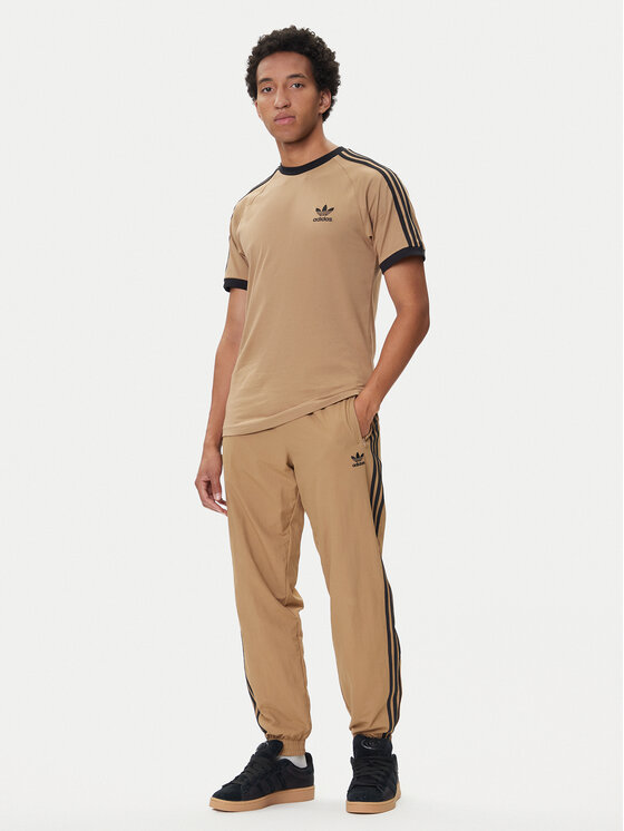 adidas adidas T-shirt adicolor Classics 3-Stripes JY1370 Bež Slim Fit