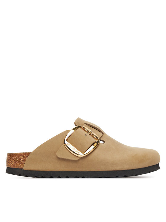 Birkenstock Birkenstock Klapki Boston Big Buckle Hex 1030425 Brązowy