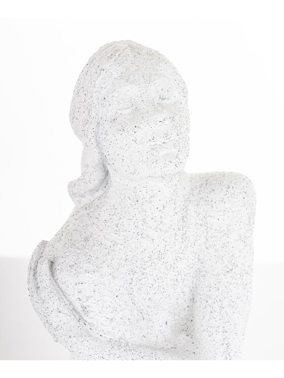 MIAhome MIAhome Figurka siedzącej kobiety 21,5x21x15 cm DONNA-3 Biały